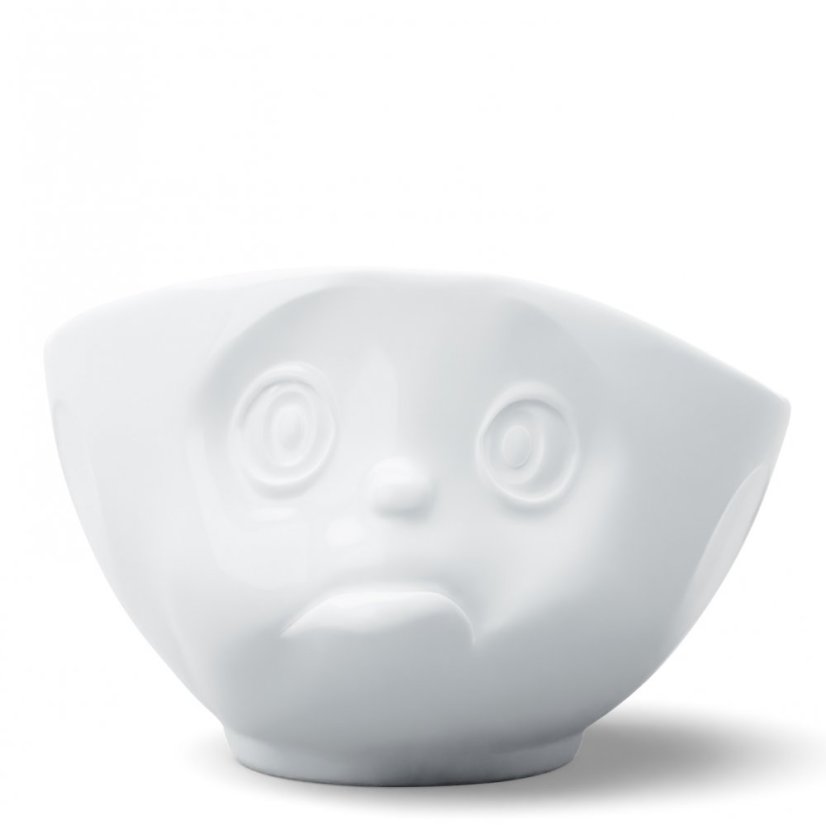 Bowl "Sad" in white, 500 ml