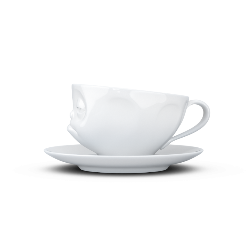 Coffee cup "Bored" in white, 200 ml