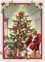 Christmas card Nicholas is sleeping 10,5 x 15 cm