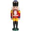 Sběratelská dřevěná figurka Louskáček Král červený 29 cm