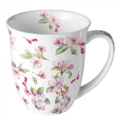 Porcelánový hrnek Jarní květy 400 ml