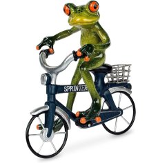 Soška Žaba Cyklista