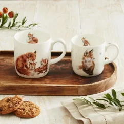 Sada porcelánových hrnků Dětí a rodiče 310 ml
