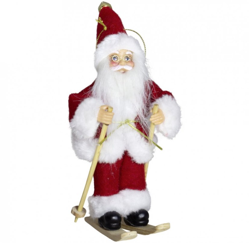 Ozdoba na stromeček Santa malý 18 cm