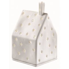 Porcelánový svícen Domek 10 cm