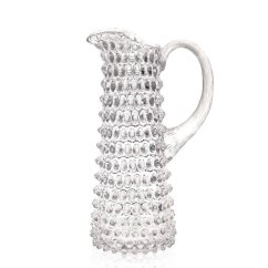 Mundgeblasener Glaskrug Klar 1,2 Liter
