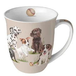 Porcelánový hrnček Šteniatka 400 ml