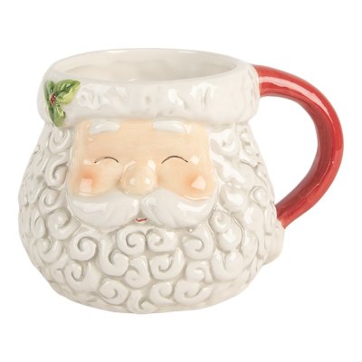 Świąteczny ceramiczny kubek „Santa” 550 ml