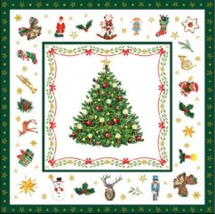 Christmas paper napkins Christmas tree 20 pcs