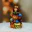 Collectible glass tree ornament Circus Bear