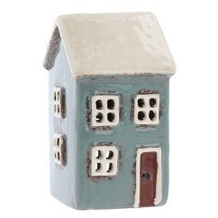 Ceramic candle holder House 10 cm