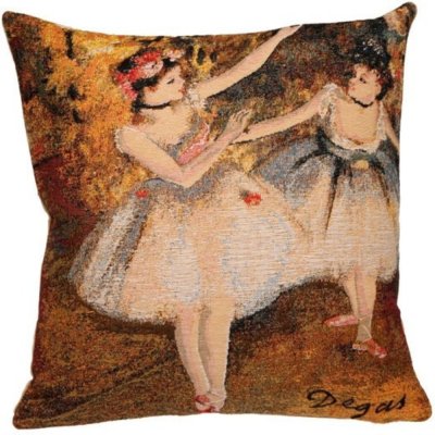 Poszewka na poduszkę z gobelinem „Tancerze baletowi”, Edgar Degas, 45 x 45 cm