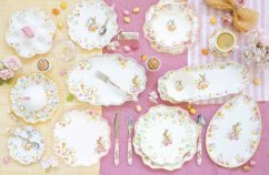 Porcelánový šálek s podšálkem Velikonoční zajíček 200 ml