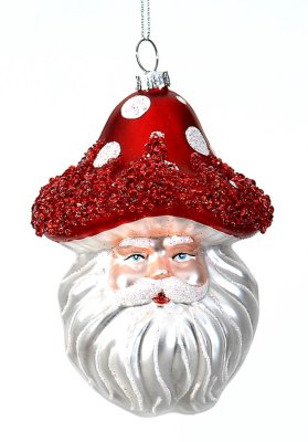 Glasornament Herr Fliegenpilz