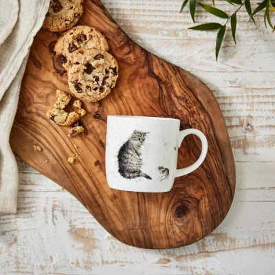 Porcelain mug Cat and mouse 310 ml