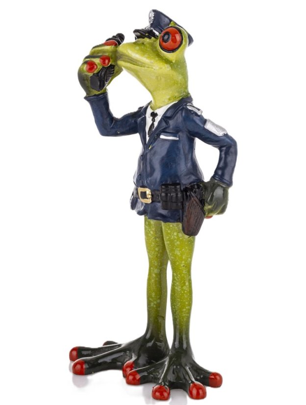 Soška Žaba Policista