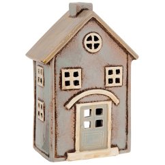 Ceramic candle holder House 22 cm