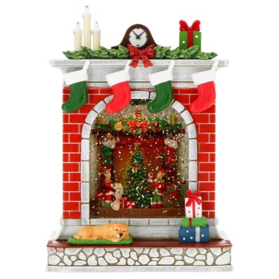 Schneemann Weihnachtskamin 26 cm