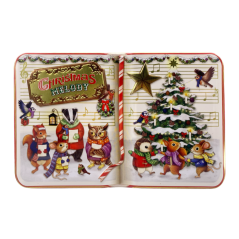 Small tin box Christmas melody