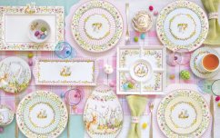 Porcelánová Konvice na čaj se sítkem Velikonoční zajíčky 1l