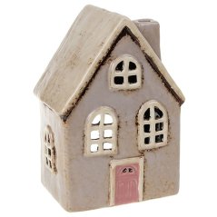 Ceramic candle holder House 16 cm