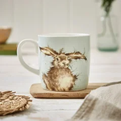 Large porcelain mug Hare 400 ml