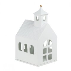Porzellan-Kerzenhalter Haus - Kapelle 22,5 cm