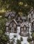 Ceramic candle holder House - Gingerbread house brown glossy 15 cm