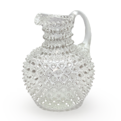 Ručne fúkaný sklenený džbán Číry 2 litre