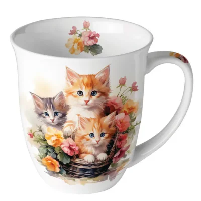 Porcelain mug Kittens 400 ml