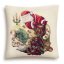 Gobelínový vánoční povlak na polštář s motivem Santa a dítě 45x45 cm