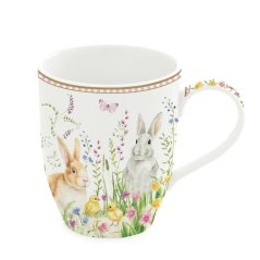 Porcelánový hrnek Velikonoční zajíčky 350 ml
