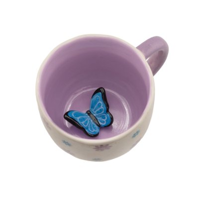 Keramický hrnček s prekvapením Butterfly