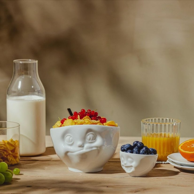 Bowl "Licking" in white, 500 ml