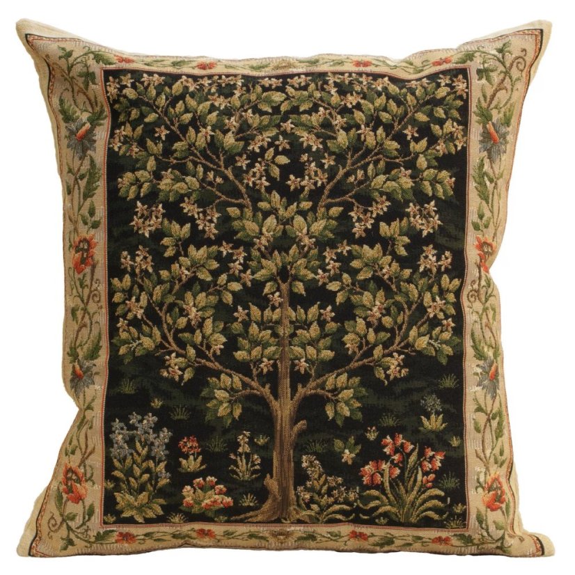 Wandteppich Kissenbezug Baum des Lebens, William Morris 45x45 cm