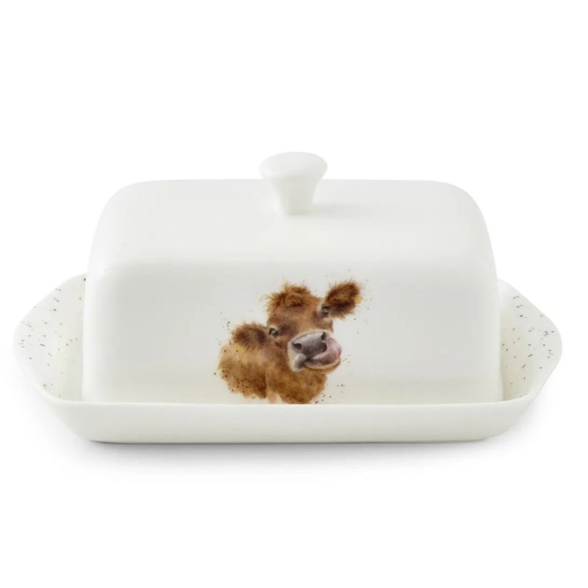 Porcelánová máslenka Kravičky