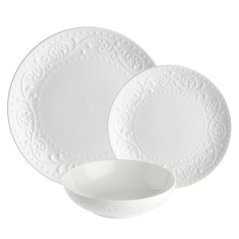 Porcelanowy zestaw do jadalni Snow Blizzard 18 szt.