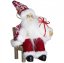 Christmas tree ornament Santa in red coat 18 cm - Type: na židličce