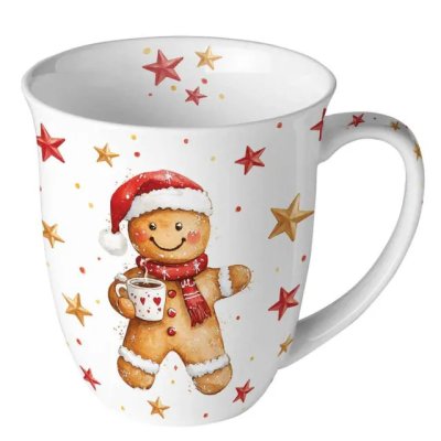 Porcelánový vánoční hrnek Perníček 400 ml