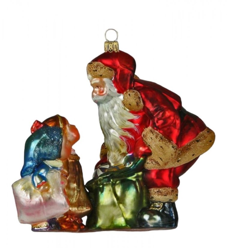Collectible glass tree ornament Have you been good this year?