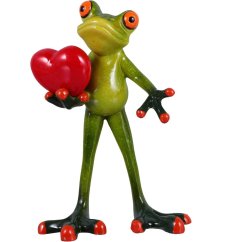 Frog with a Heart statuette