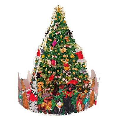 3D Adventskalender Weihnachtsbaum 32x43 cm
