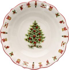 Ceramiczna świąteczna miska do serwowania Choinka 33 cm