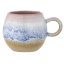 Stoneware mug Pink-blue 275 ml