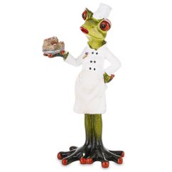 Soška Žaba Cukrářka