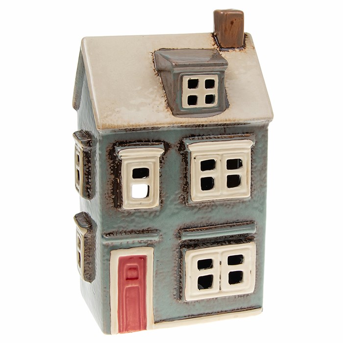 Ceramic candle holder House 22 cm