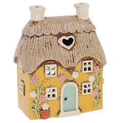 Keramický svícen Domek 15 cm