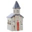 Keramický svietnik Dom - kostol 15 cm