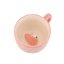 Ceramic mug with surprise Flamingo