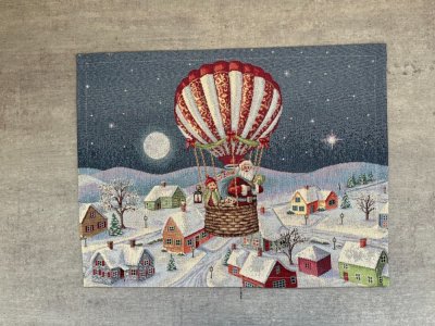 Podkładka świąteczna z motywem świątecznego balonu 40x50 cm